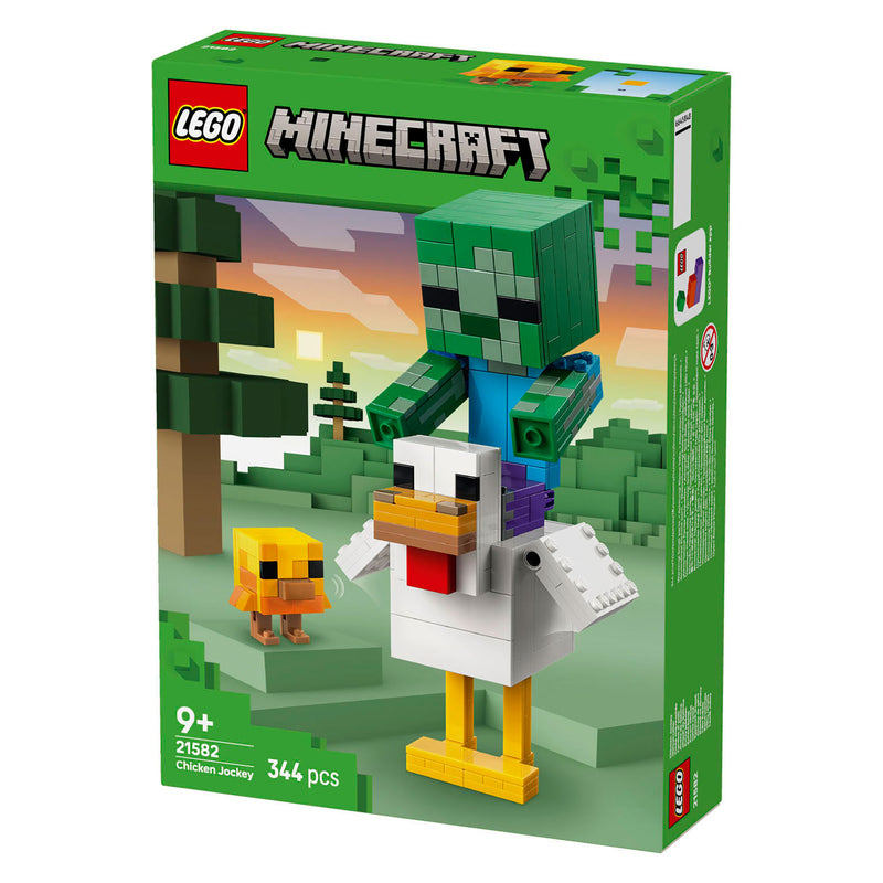 Load image into Gallery viewer, Lego ® minecraft® kipberijder bouwspeelgoed - gamingdecoratie met babyzombie, kip en kuiken - cadeautip voor jongens en meisjes vanaf 9 jaar - 21582
