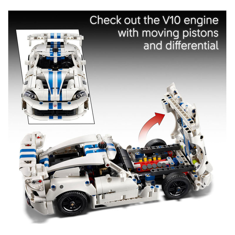 Load image into Gallery viewer, Lego technic dodge viper gts-r sportauto auto speelgoed voor kinderen 42234
