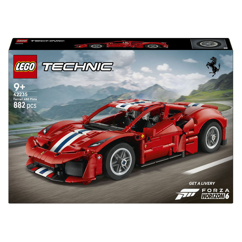 Load image into Gallery viewer, Lego technic ferrari 488 pista auto speelgoed voor kinderen en decoratie 42235
