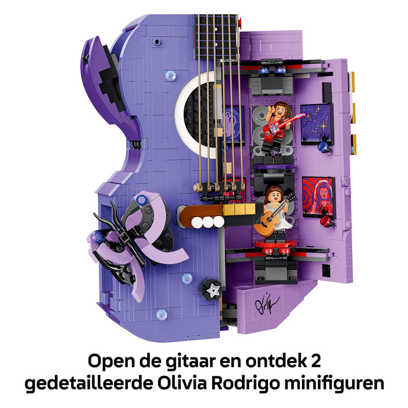 Load image into Gallery viewer, Lego editions olivia rodrigo's dubbele gitaar bouwpakket voor kinderen en tienerkamer decoratie - 43031
