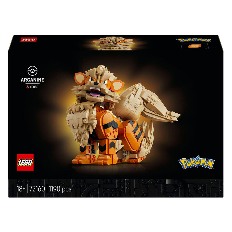 Load image into Gallery viewer, Lego pokémon - arcanine pokémon dieren figuur bouwpakket voor volwassenen en woondecoratie - 72160
