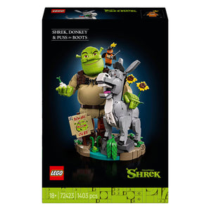 Lego ® shrek: shrek, ezel en de gelaarsde kat - 72423