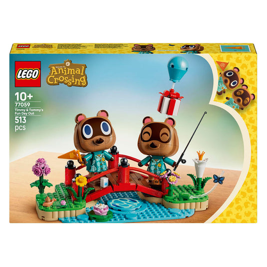 Lego animal crossing dagje vrij met timmy en tommy game speelgoed voor kinderen 77059