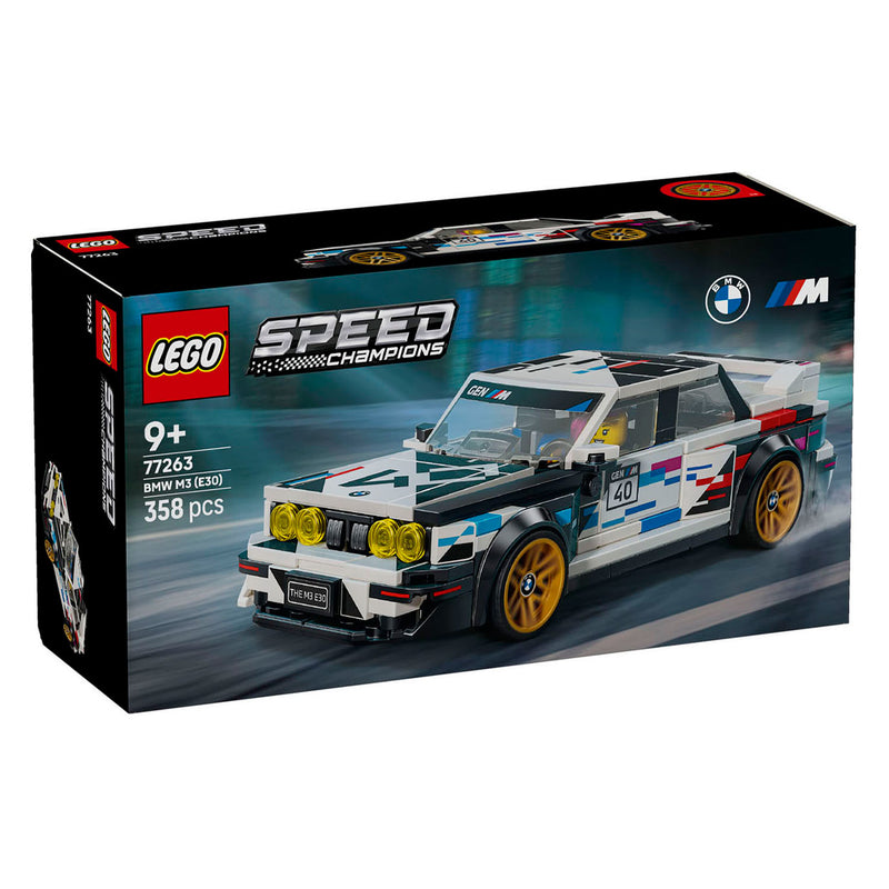 Load image into Gallery viewer, Lego speed champions bmw m3 (e30) auto bouwpakket voor kinderen en kinderkamer decoratie 77263
