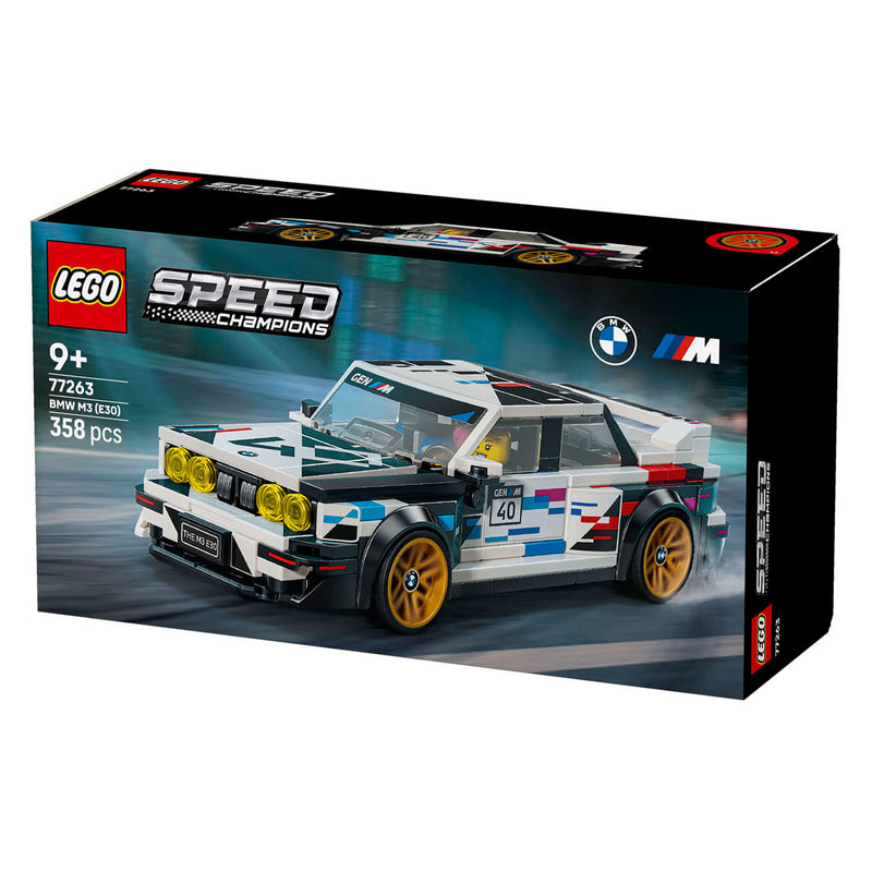 Load image into Gallery viewer, Lego speed champions bmw m3 (e30) auto bouwpakket voor kinderen en kinderkamer decoratie 77263
