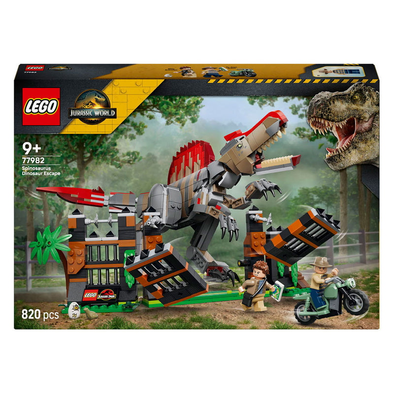 Load image into Gallery viewer, Lego jurassic world spinosaurus ontsnapping dinosaurus speelgoed voor kinderen 77982
