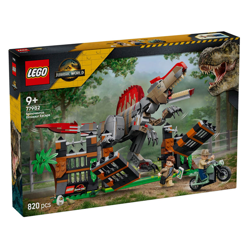 Load image into Gallery viewer, Lego jurassic world spinosaurus ontsnapping dinosaurus speelgoed voor kinderen 77982
