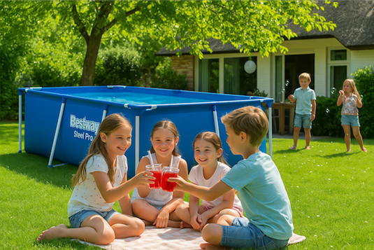 Bestway steelpro framezwembad 300x201x66