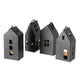 Boltze home lantaarn bryne house h17cm metaal zwart