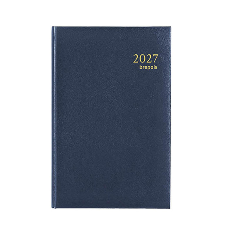 Load image into Gallery viewer, Brepols bureauagenda saturnus week 2027 lima blauw 13x21cm
