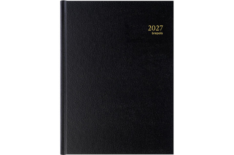 Load image into Gallery viewer, Agenda 2027 brepols bremax 2 a4 8 kolommen zwart
