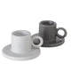 Boltze home kandelaar bryona blakertje h7cm van steen wit grijs voor waxine of dinerkaars