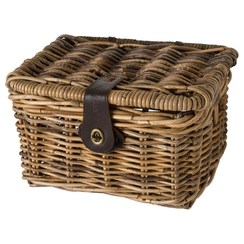 Load image into Gallery viewer, Fastrider sera basket rattan small brown with lid
