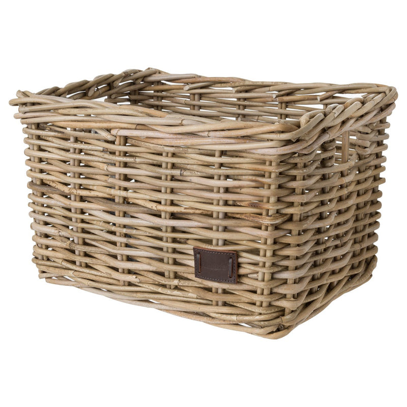 Load image into Gallery viewer, Fastrider zeno rotan fietsmand - naturel - 17l - handgemaakt
