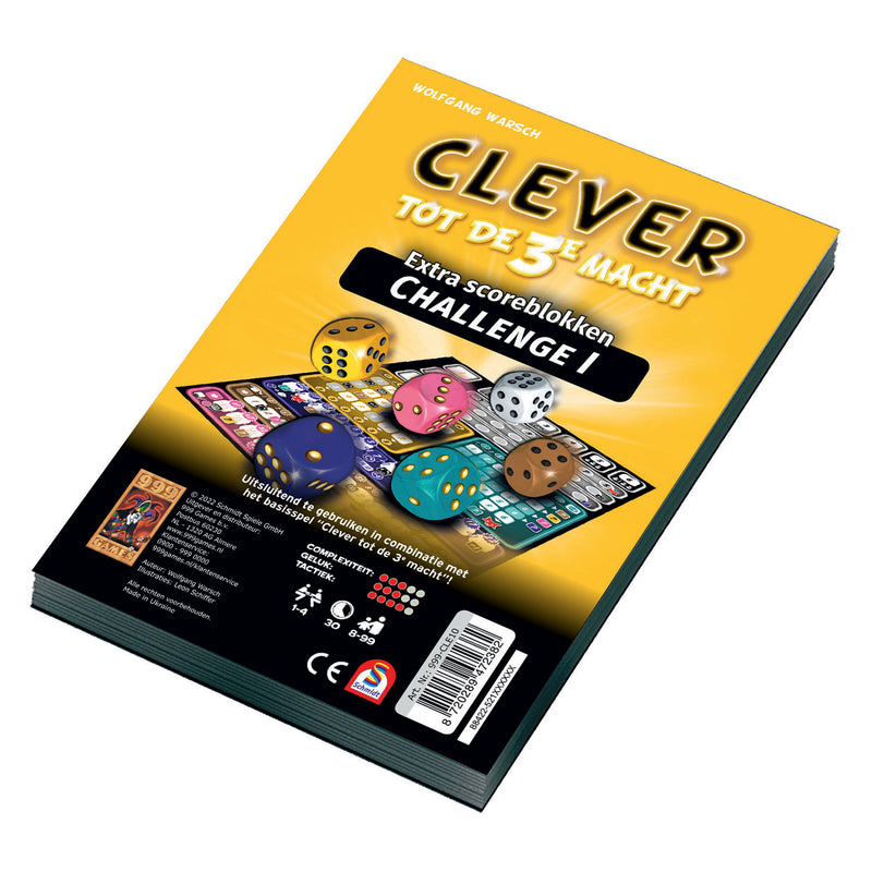 Load image into Gallery viewer, 999games 999 games scoreblokken clever tot de 3e macht challenge
