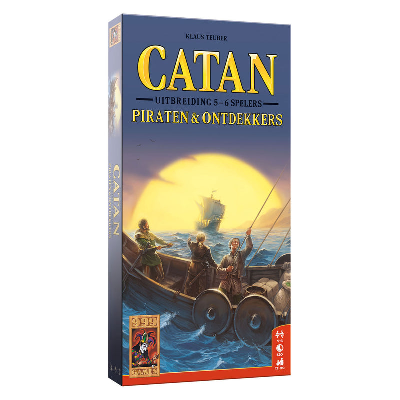 Load image into Gallery viewer, 999games 999 games catan: uitbreiding piraten ontdekkers 5 6 spelers bordspel
