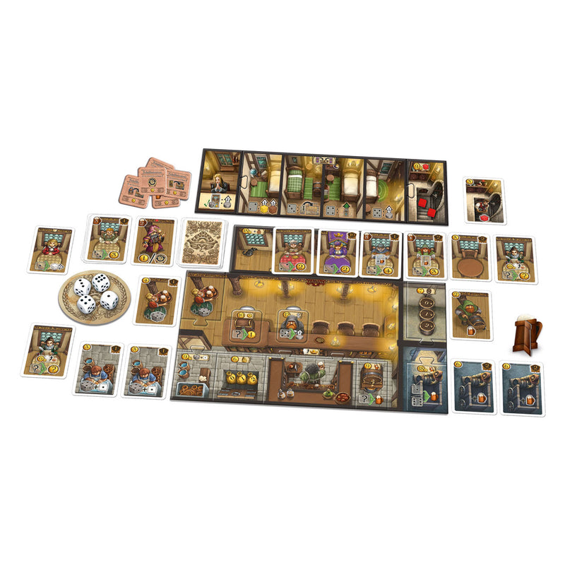 Load image into Gallery viewer, 999games 999 games de taveernen van de oude stad uitbreiding: kamer te huur! bordspel
