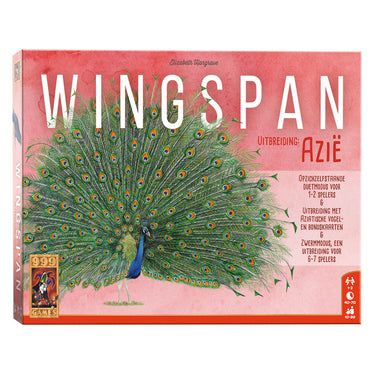 999games 999 games wingspan: azie bordspel (nederlands, uitbreiding, 1 - 7 spelers, 40 minuten, vanaf 10 jaar)