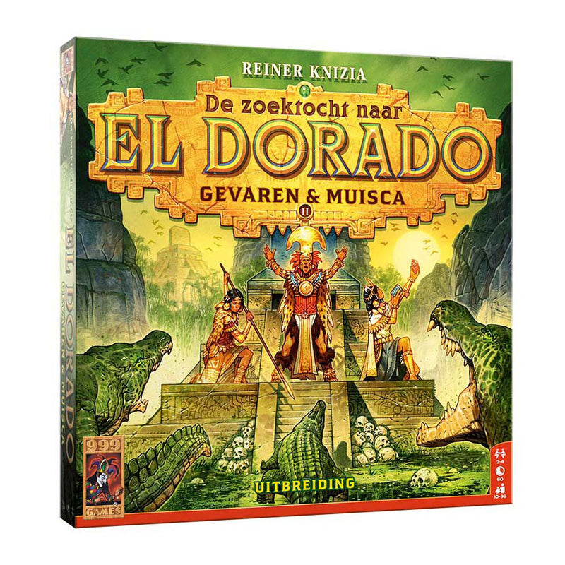 Afbeelding laden in galerijviewer, 999games 999 games de zoektocht naar el dorado: gevaren muisca uitbreiding bordspel
