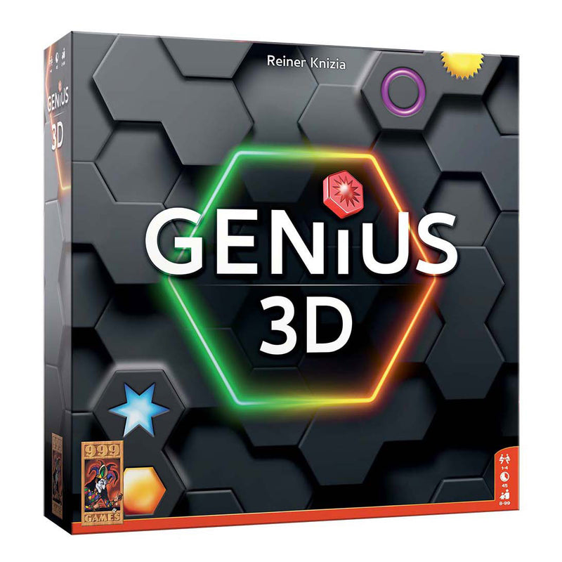 Load image into Gallery viewer, 999games 999 games genius 3d bordspel (nederlands, 1 - 4 spelers, 45 minuten, vanaf 8 jaar)
