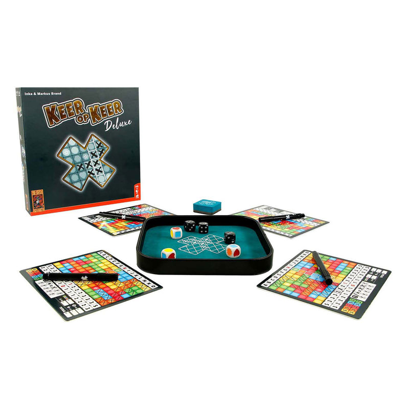 Load image into Gallery viewer, 999games 999 games keer op keer deluxe dobbelspel (nederlands, 1 - 6 spelers, 20 minuten, vanaf 8 jaar)
