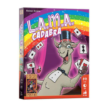 999games 999 games lama: cadabra kaartspel (nederlands, 2 - 6 spelers, 20 minuten, vanaf 8 jaar)