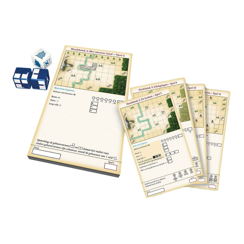 Load image into Gallery viewer, 999games 999 games my city roll write dobbelspel

