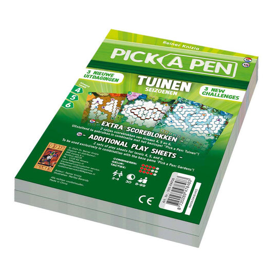 999games 999 games pick a pen tuinen: seizoenen level 4,5,6 scoreblokken, 2st.