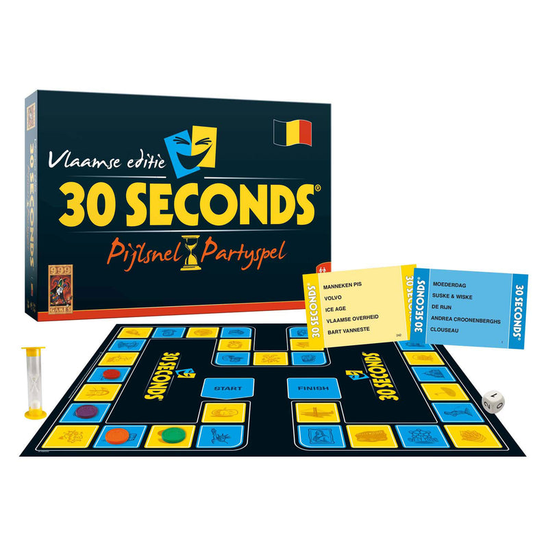 Afbeelding laden in galerijviewer, 999games 999 games 30 seconds vlaamse editie bordspel

