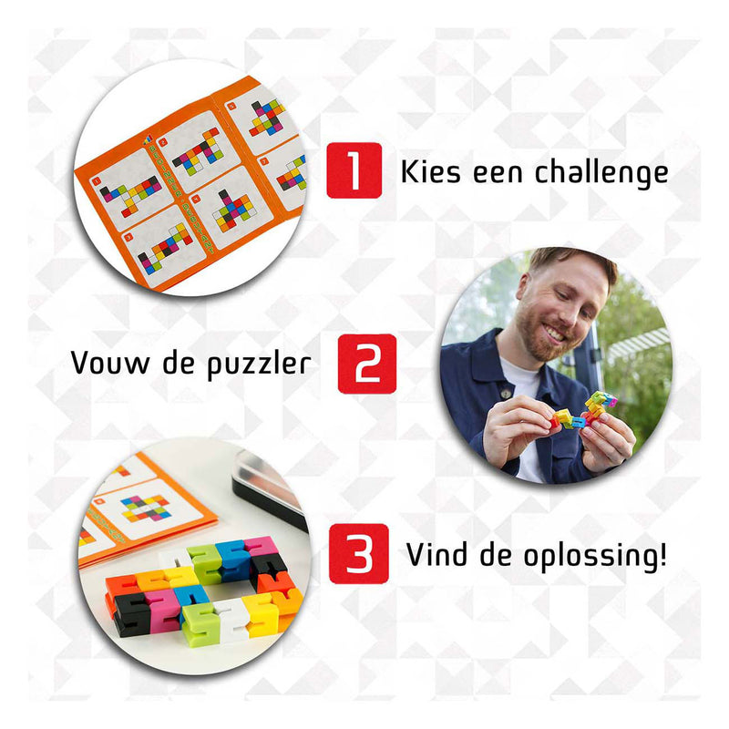 Load image into Gallery viewer, 999games 999 games flex puzzler max denkspel (nederlands, 1 speler, vanaf 7 jaar, 80 opdrachten)
