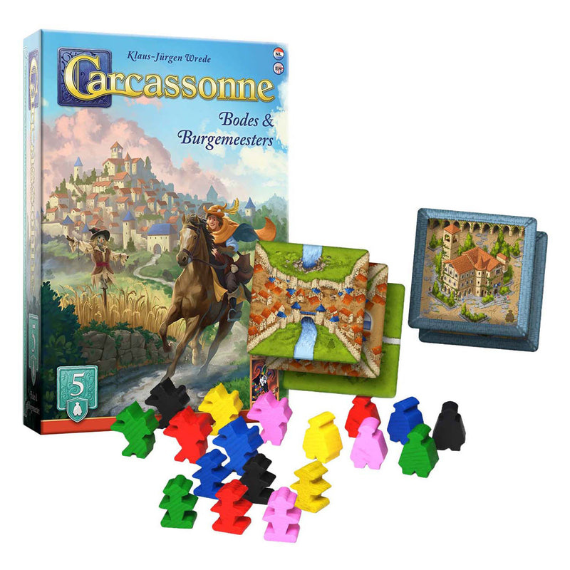 Afbeelding laden in galerijviewer, 999games 999 games carcassonne bodes burgemeesters uitbreiding

