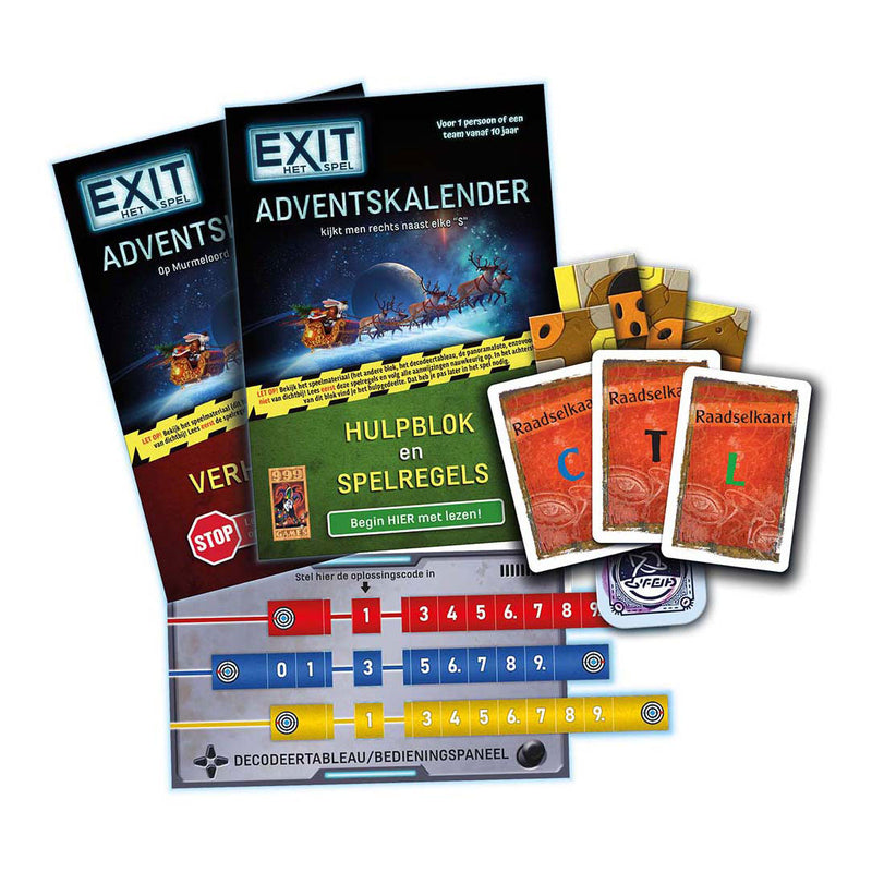 Load image into Gallery viewer, 999games 999 games adventskalender puzzelspel exit intergalactische race escape.
