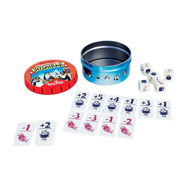 Load image into Gallery viewer, 999games 999 games tiny tins geharrewar in de sushibar - dobbelspel
