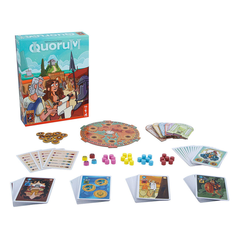 Load image into Gallery viewer, 999games 999 games quorum bordspel (nederlands, 2 - 4 spelers, 45 minuten, vanaf 14 jaar)
