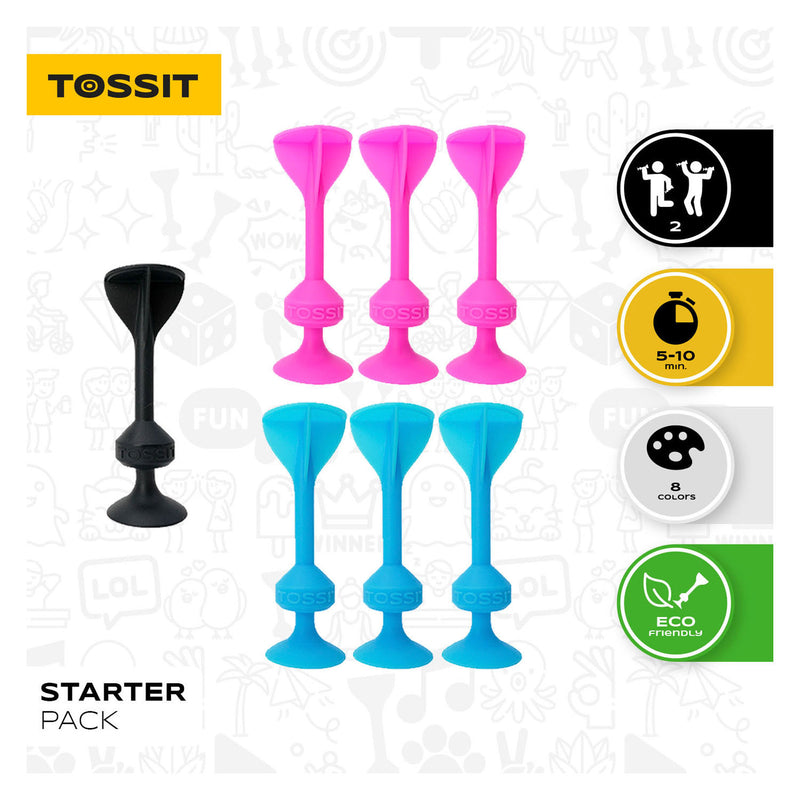 Load image into Gallery viewer, 999games 999 games tossit - starter pack - blauw-roze
