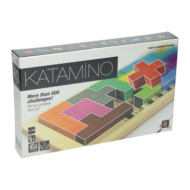 999games gigamic - katamino classic - puzzelspel voor 2 spelers - nl gb fr de es it