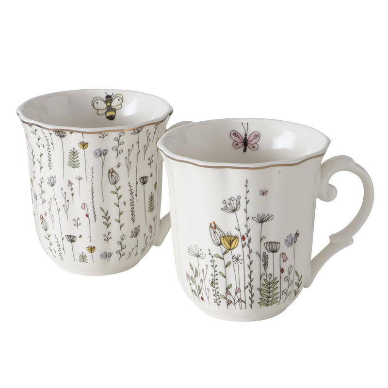 Load image into Gallery viewer, Boltze home mok kamilla bloemen 350ml
