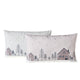 Boltze home kussen homewood, 2 ass., polyester 100%, huis, veelkleurig, motief, beige, lichtgrijs, wit