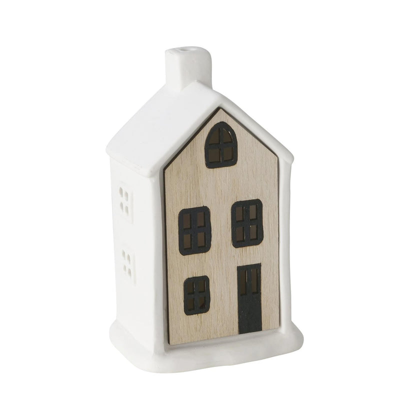 Load image into Gallery viewer, Boltze home huisje homewood porselein led h13cm
