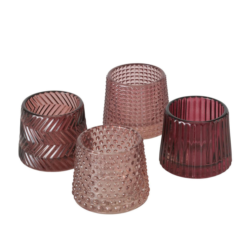 Load image into Gallery viewer, Boltze home theelichthouder sabena roze h7cm
