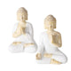Boltze home beeld boeddha h8,5cm 2 assorti