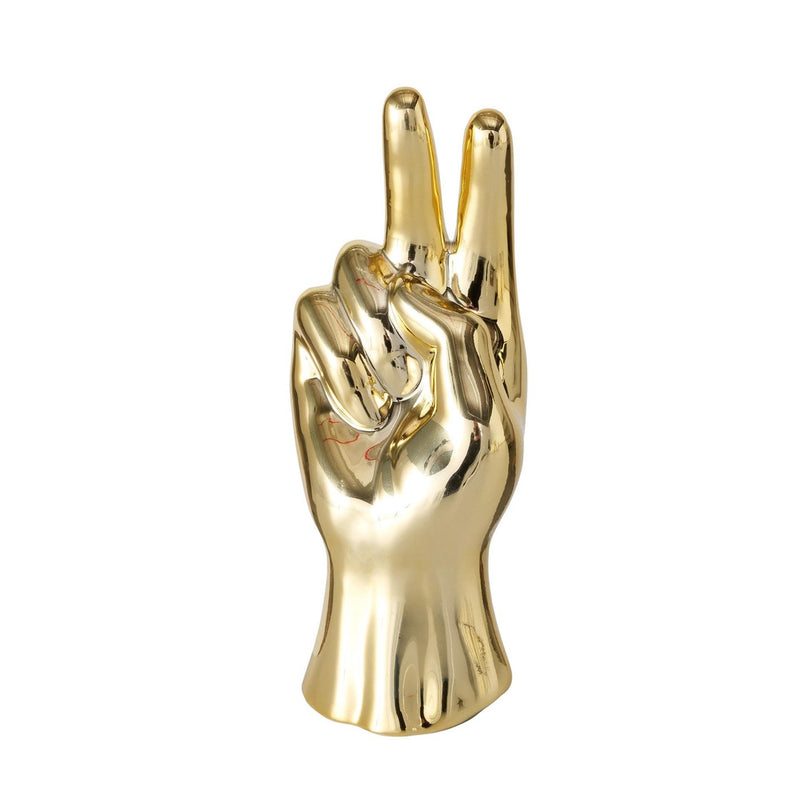 Load image into Gallery viewer, Boltze home beeld hand h19cm goud of wit
