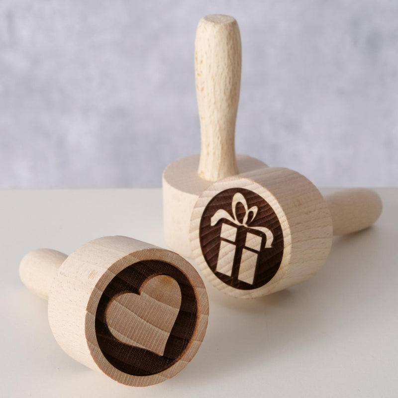 Load image into Gallery viewer, Boltze home koekstempel met kerstafbeelding set a 3
