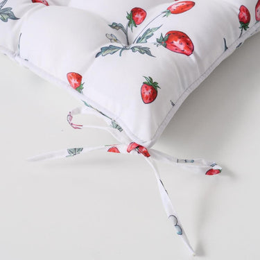 Boltze home zitkussen aardbei 'emily' polyester 40x40x7cm