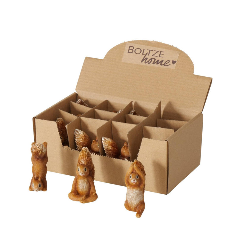 Load image into Gallery viewer, Boltze home beeld uoga eekhoorn albert h7cm polyresin bruin
