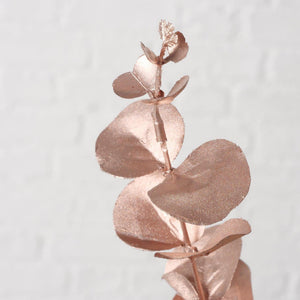Boltze home decoratietak eucalyptus h81 cm kunststof roze