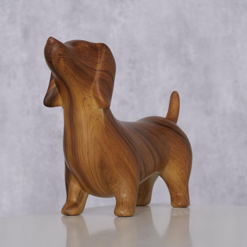 Load image into Gallery viewer, Boltze home beeld hond teckel h13,5cm
