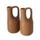 Boltze home vaas steen bruin h18,2cm