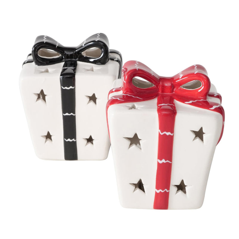 Load image into Gallery viewer, Boltze home beeld cadeautje led h10cm keramiek

