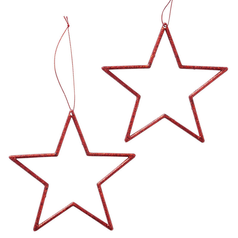 Load image into Gallery viewer, Boltze home kersthanger ster 2 dlg. 12x12cm
